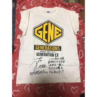 ジェネレーションズ(GENERATIONS)の片寄涼太 サイン入りTシャツ  ※プロフ必読(ミュージシャン)