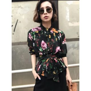 アメリヴィンテージ(Ameri VINTAGE)のamerivintage COCO FLOWER SHIRT(シャツ/ブラウス(長袖/七分))