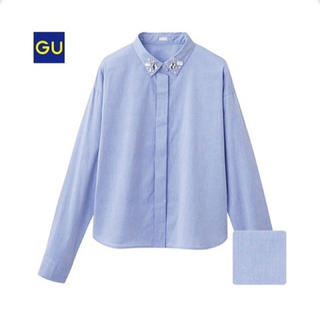 ジーユー(GU)の【GU】カラービジューシャツ(シャツ/ブラウス(長袖/七分))