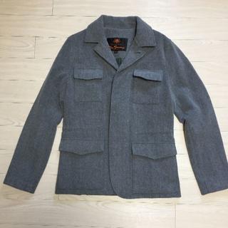 ベンシャーマン(Ben Sherman)の美品BenSherman ベンシャーマン ジャケット 長袖 グレー メンズ(ミリタリージャケット)