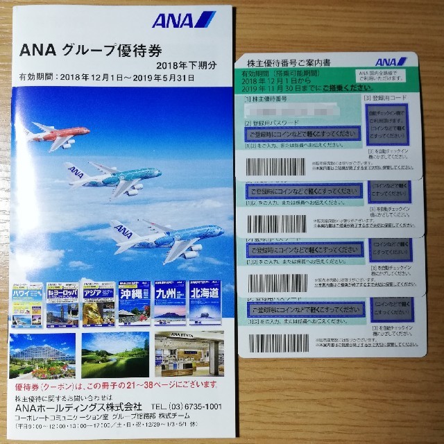 【空飛ぶさん専用】ANA 株主優待券（4枚）