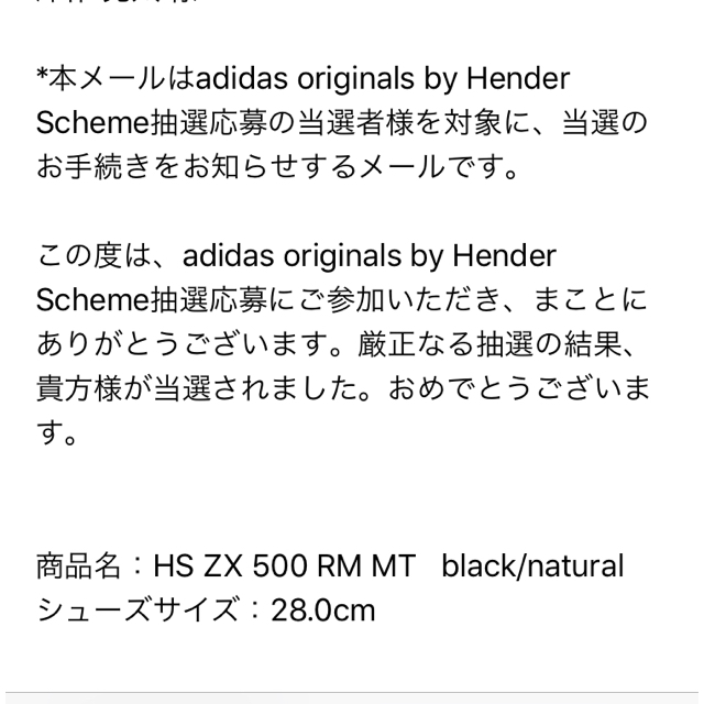 ≪最安値≫ adidas Hender Scheme  スニーカー