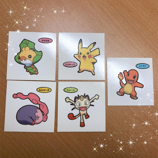 ポケモン(ポケモン)のデコキャラシール【yu様用】 エンタメ/ホビーのアニメグッズ(その他)の商品写真