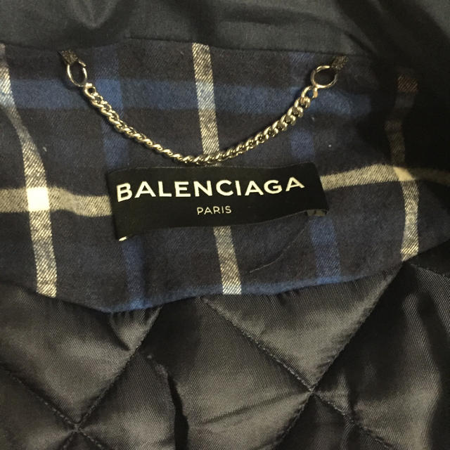 Balenciaga(バレンシアガ)のbalenciaga 17aw チェックシャツ 中綿入り ダウン メンズのトップス(シャツ)の商品写真