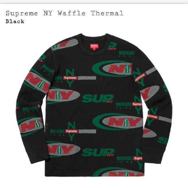 Tシャツ/カットソー(七分/長袖)Supreme NY waffle thermal