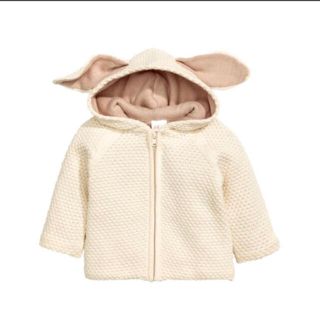 エイチアンドエム(H&M)のくま耳 うさ耳 カーデ カーディガン H&M babygap(カーディガン/ボレロ)