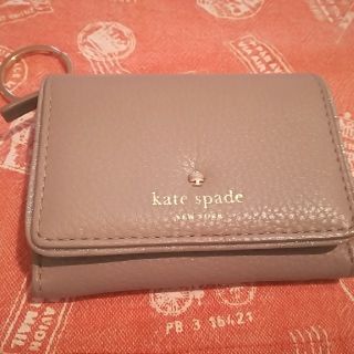 ケイトスペードニューヨーク(kate spade new york)のkate spade キーリング付きパスケース(名刺入れ/定期入れ)