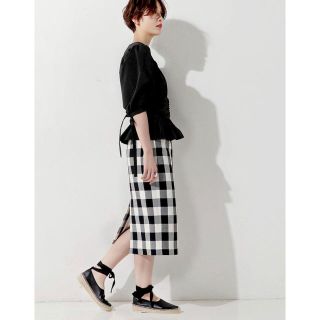 ユナイテッドアローズ(UNITED ARROWS)の美品♡united arrowsチェックタイトスカート♡(ひざ丈スカート)