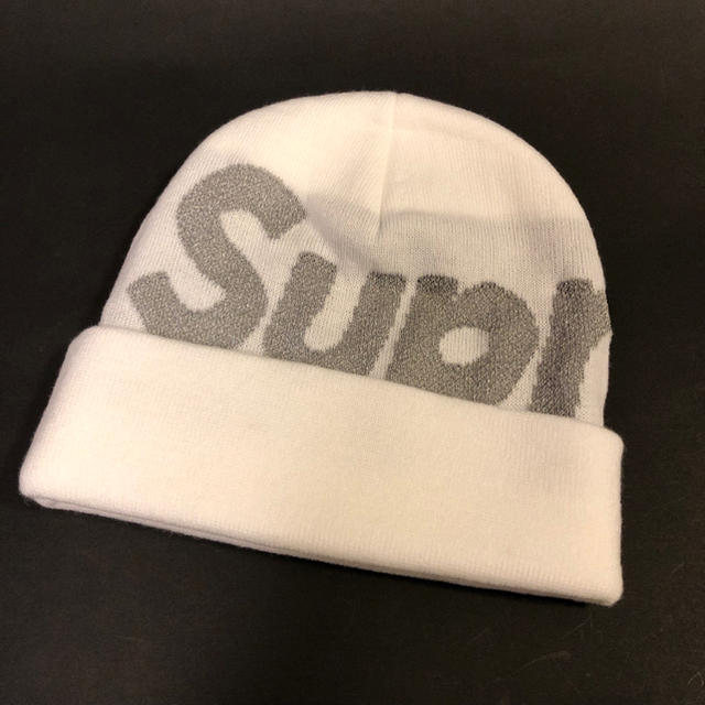 Supreme Big Logo Beanie White 白 シュプリーム