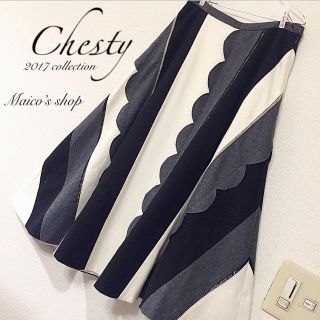 チェスティ(Chesty)のチェスティ スカラップ完売スカート♡(ロングスカート)