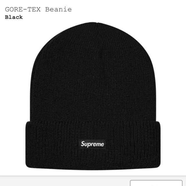 supreme 新品 small box logo beanie Black