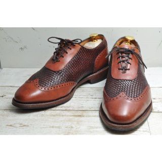 Allen Edmonds　アレンエドモンズ ウイングチップ 編み込みレザー(ドレス/ビジネス)