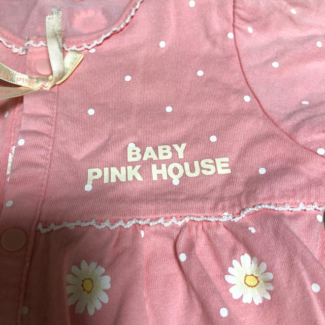 PINK HOUSE(ピンクハウス)のロンパス 50 70 ベビー ピンクハウス 女の子 赤ちゃん 服 キッズ/ベビー/マタニティのベビー服(~85cm)(ロンパース)の商品写真