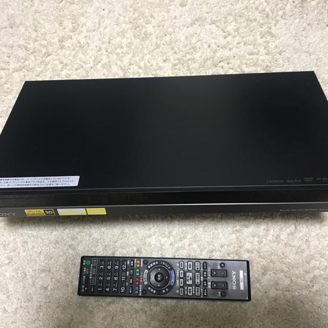SONY - SONY 500GB 1チューナー ブルーレイレコーダー BDZ-AT350Sの+