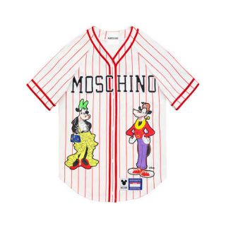 モスキーノ(MOSCHINO)のH&MOSCHINO H&M MOSCHINOコラボ ベースボールワンピ S(ひざ丈ワンピース)