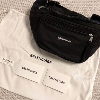 バレンシアガバッグ(BALENCIAGA BAG)の新品！BALENCIAGA ボディバッグ ウエストポーチ Black(ウエストポーチ)