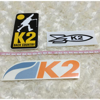 ケーツー(K2)のK2 snowboard ステッカー 3枚セット ⑤(アクセサリー)