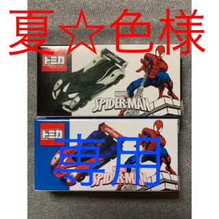 スパイダーマンのミニカー2つset(ミニカー)