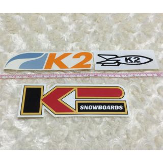 ケーツー(K2)のK2 snowboard ステッカー 3枚セット⑥(アクセサリー)