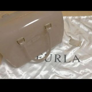 フルラ(Furla)の【訳あり格安】フルラ✩キャンディバッグ！ピンクベージュ！人気(ボストンバッグ)