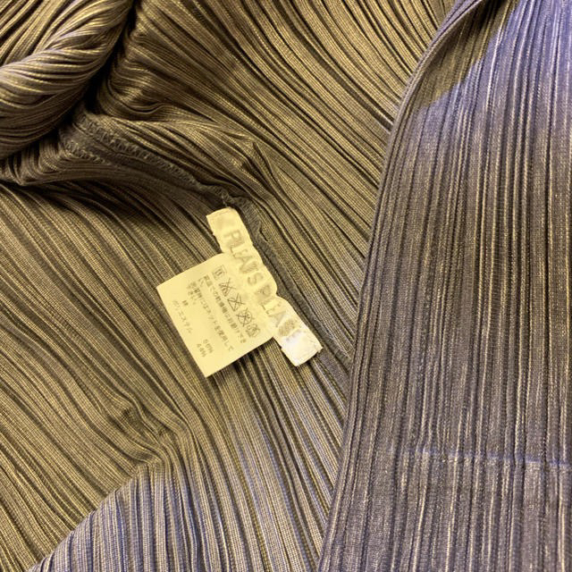 ジャケット/アウターイッセイミヤケ プリーツプリーズ 地厚なコットンミックスのお洒落羽織り 美品