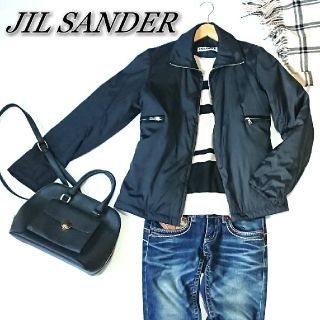 ジルサンダー(Jil Sander)のyomyom様専用JIL SANDER★ブルゾン ブラック♪レディース(ブルゾン)