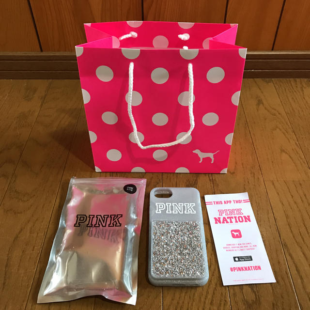 Victoria's Secret(ヴィクトリアズシークレット)の新品・ヴィクトリアシークレット PINK iPhone7ケース スマホ/家電/カメラのスマホアクセサリー(iPhoneケース)の商品写真