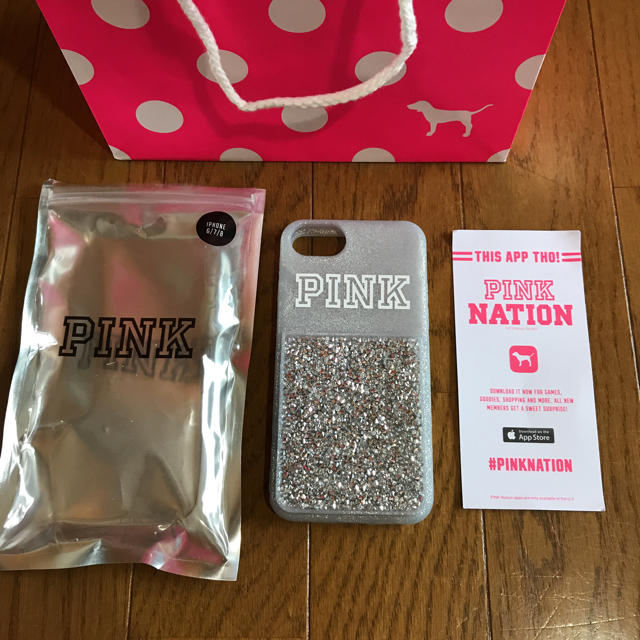 Victoria's Secret(ヴィクトリアズシークレット)の新品・ヴィクトリアシークレット PINK iPhone7ケース スマホ/家電/カメラのスマホアクセサリー(iPhoneケース)の商品写真