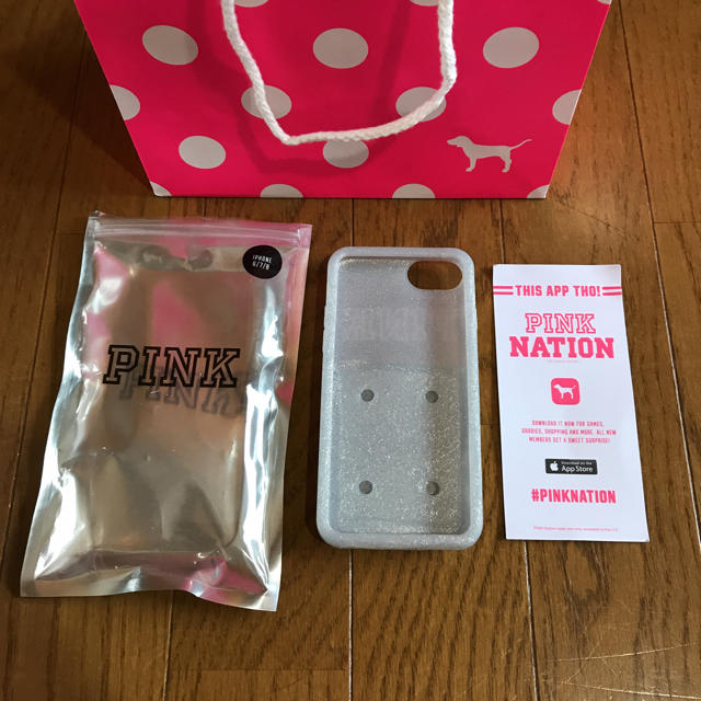 Victoria's Secret(ヴィクトリアズシークレット)の新品・ヴィクトリアシークレット PINK iPhone7ケース スマホ/家電/カメラのスマホアクセサリー(iPhoneケース)の商品写真