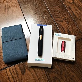 アイコス(IQOS)の☆iQOSホルダー・キャップ・ケース3点セット(タバコグッズ)