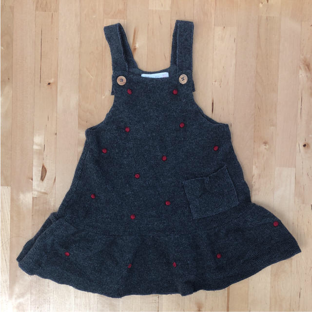 ZARA KIDS(ザラキッズ)のザラベビー★ジャンパースカート 95cm キッズ/ベビー/マタニティのキッズ服女の子用(90cm~)(ワンピース)の商品写真