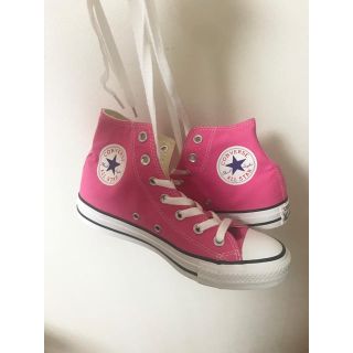 コンバース(CONVERSE)のコンバース ハイカット ピンク 【箱付き】(スニーカー)