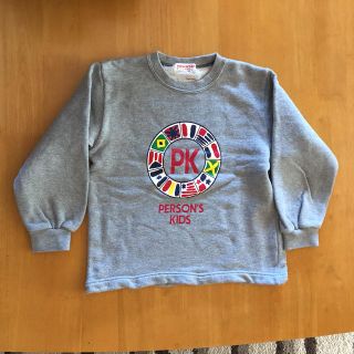 パーソンズキッズ(PERSON'S KIDS)のPERSON'S KID'S トップス 長袖 トレーナー グレー 110(Tシャツ/カットソー)