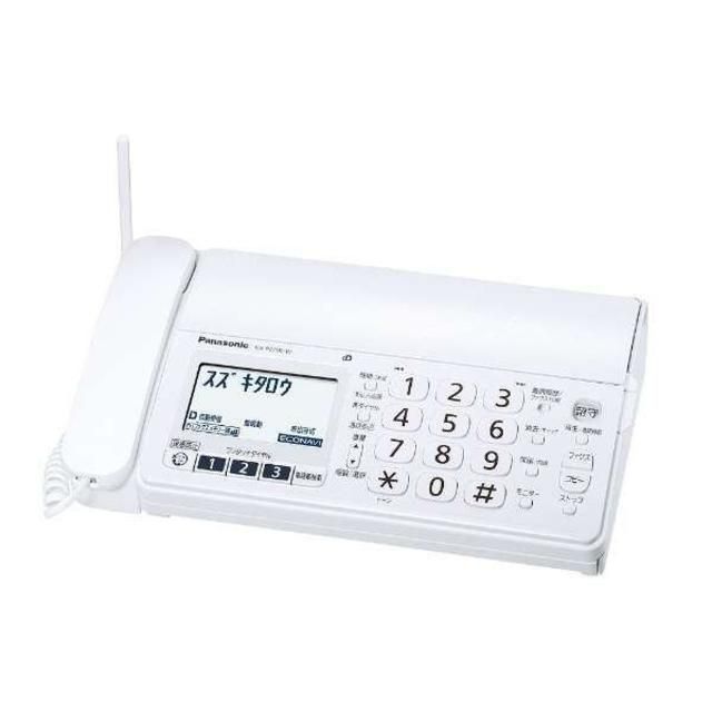 Panasonic(パナソニック)の値下 送料込新品 コードレス普通紙ファクス KX-PD205DL-W 子機なし スマホ/家電/カメラの生活家電(その他)の商品写真
