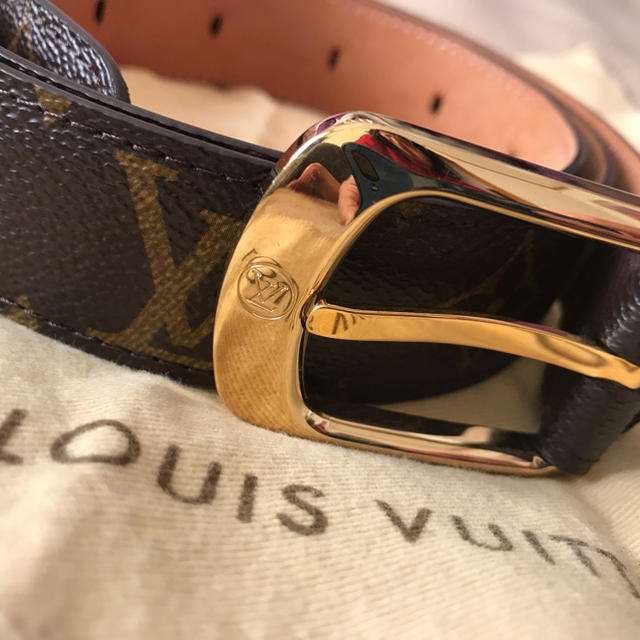 LOUIS VUITTON(ルイヴィトン)のサンチュール・エリプス モノグラム（ゴールドバックル） レディースのファッション小物(ベルト)の商品写真