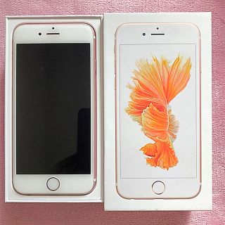 アップル(Apple)の【ピュアW様専用】iPhone 6s ローズゴールド64GB SIMフリー(スマートフォン本体)