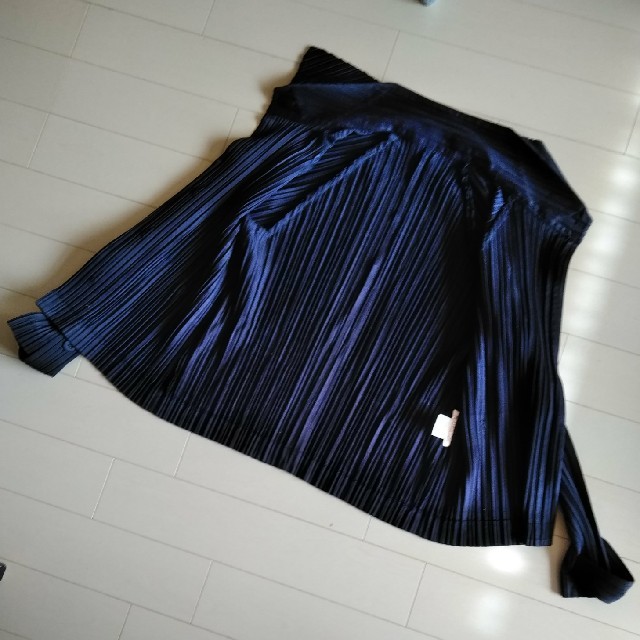 PLEATS PLEASE ISSEY MIYAKE(プリーツプリーズイッセイミヤケ)のPLEATS PLEASE プリーツプリーズ　比翼仕立てジャケット レディースのジャケット/アウター(その他)の商品写真