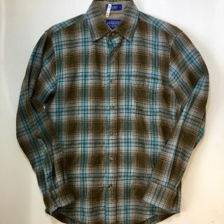 ペンドルトン(PENDLETON)のサイズS pendelton ペンデルトン ウール シャツ チェック ブラウン系(シャツ)