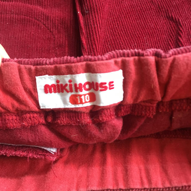 mikihouse(ミキハウス)のミキハウス 110cm コーデュロイスカート キッズ/ベビー/マタニティのキッズ服女の子用(90cm~)(スカート)の商品写真