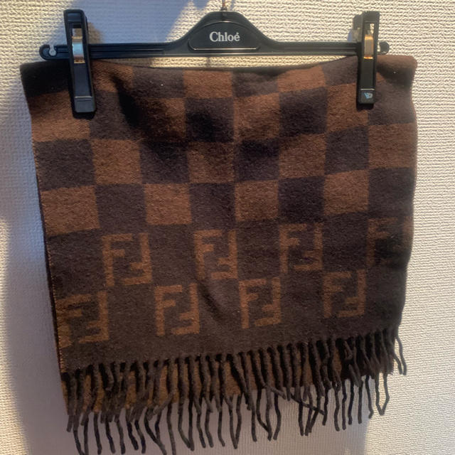 フェンディ FENDI マフラー イタリア製 ウールマフラー