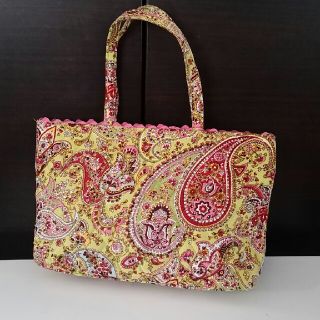 ヴェラブラッドリー(Vera Bradley)の未使用　VERA BRADLEY ハンドバッグ　ペイズリー(ハンドバッグ)