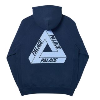 シュプリーム(Supreme)のpalace 18aw slub hood パーカー L ネイビー(パーカー)