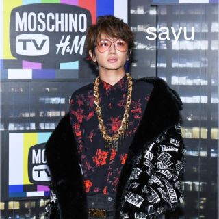 トリプルエー(AAA)の【Nissy(AAA西島隆弘)着用】H&MOSCHINO ゴールドメッキベルト(ネックレス)