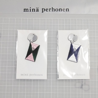 ミナペルホネン(mina perhonen)のc*ミナペルホネン　ノベルティ　ワッペン　チャーム　2つセット(ノベルティグッズ)