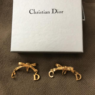 クリスチャンディオール(Christian Dior)のChristian Dior イアリング リボン(イヤリング)