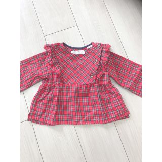 ザラキッズ(ZARA KIDS)の☆のんちゃん様専用☆ 新品 ZARA 104cm チェックトップス(Tシャツ/カットソー)