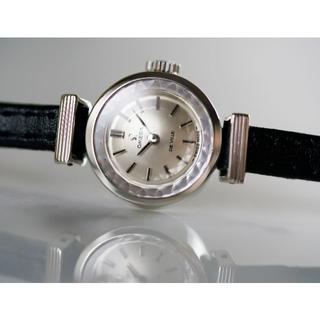 オメガ(OMEGA)の美品 オメガ デビル カットガラス シルバー 手巻き レディース Omega(腕時計)