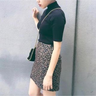 スライ(SLY)のsly leopard skirt(ミニスカート)