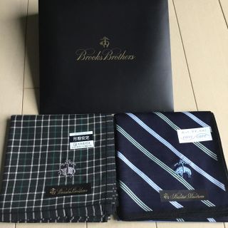 ブルックスブラザース(Brooks Brothers)の☆ 新品 ☆ Brooks Brothers  ハンカチ2枚セット(ハンカチ/ポケットチーフ)