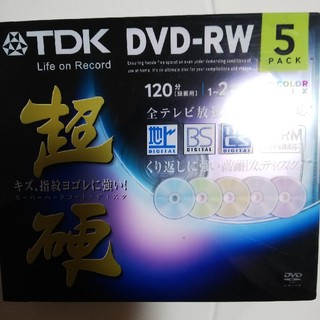 ティーディーケイ(TDK)のTDK DVD-RW5枚 未使用品(その他)